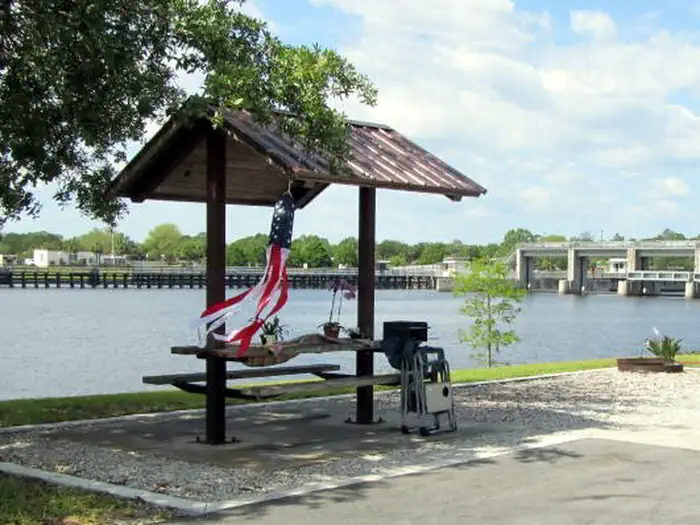 W.P. Franklin N — Campsite View of W.P. Franklin Lock & Dam