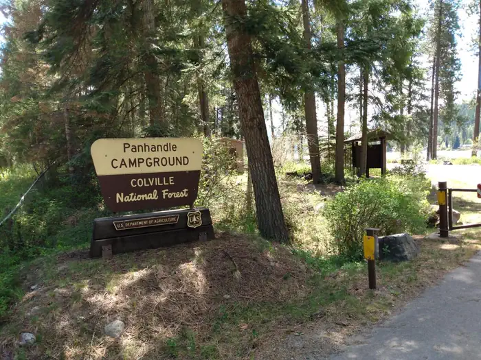 Panhandle — Panhandle Campground Entrance