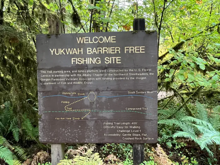 Yukwah Campground — Welcome Yukwah Barrier Free Fishing Site