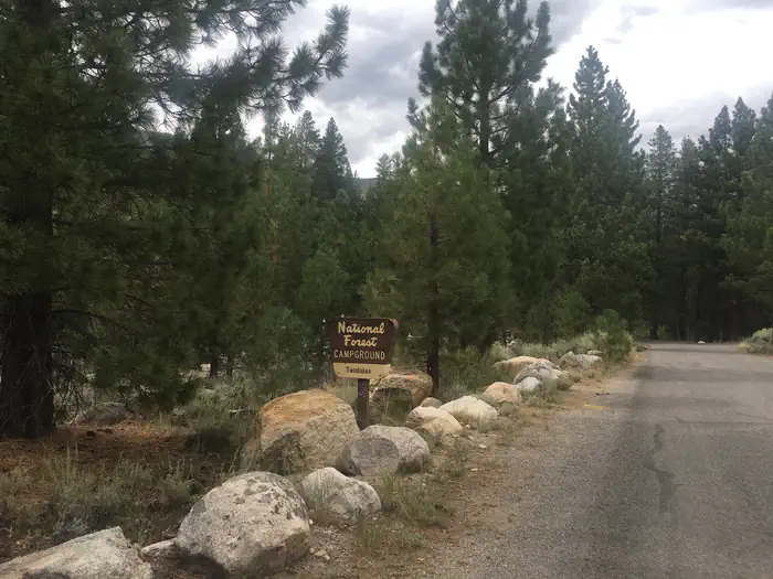 Twin Lakes Resort — A photo of facility LOWER TWIN LAKES AT BRIDGEPORT with Picnic Table, Fire Pit, Shade, Food Storage, Tent Pad, Waterfront