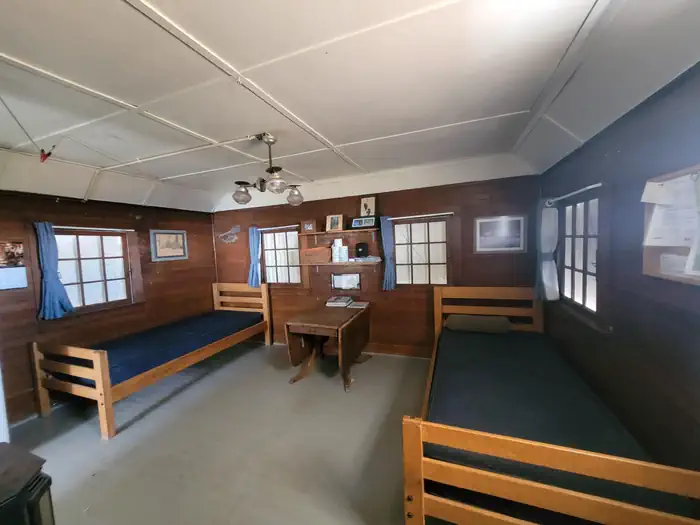 Wenatchee Guard Station — Wenatchee Guard Station living area from the front door