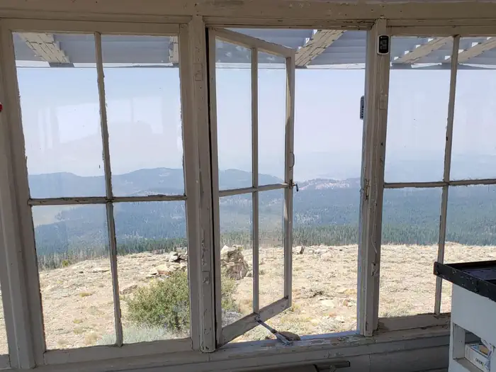 Drake Peak Lookout — Drake Peak Lookout Interior View