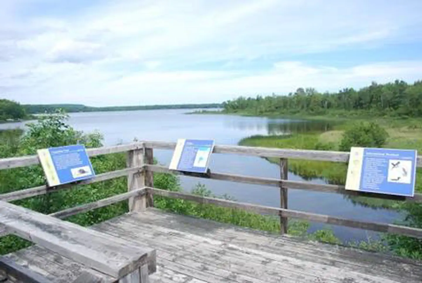 Au Train Lake Campground — AuTrain Lake Campground - Wildlife Viewing Platform