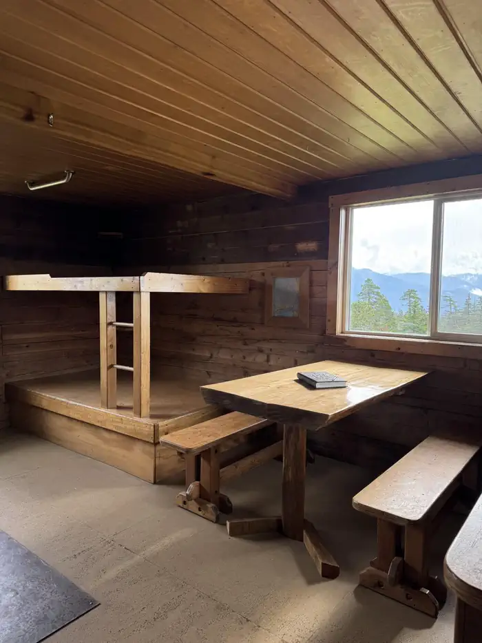 John Muir Cabin β Cabin interior
