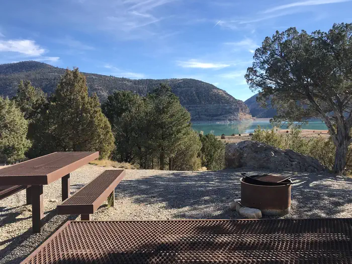 Joes Valley Reservoir — Joes Valley Campground Site 27