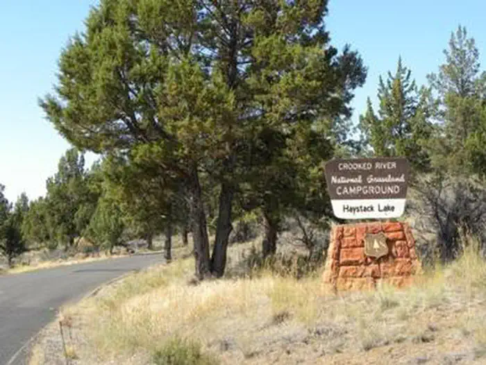 Haystack West Shore Campground and Day Use Area — Haystack Campground entrance