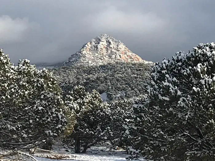 Pyramid Ridge Campground — Pyramid Ridge in the winter