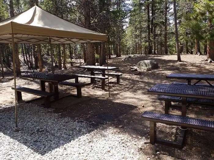 Printer Boy — Printer Boy Group Campground picnic tables