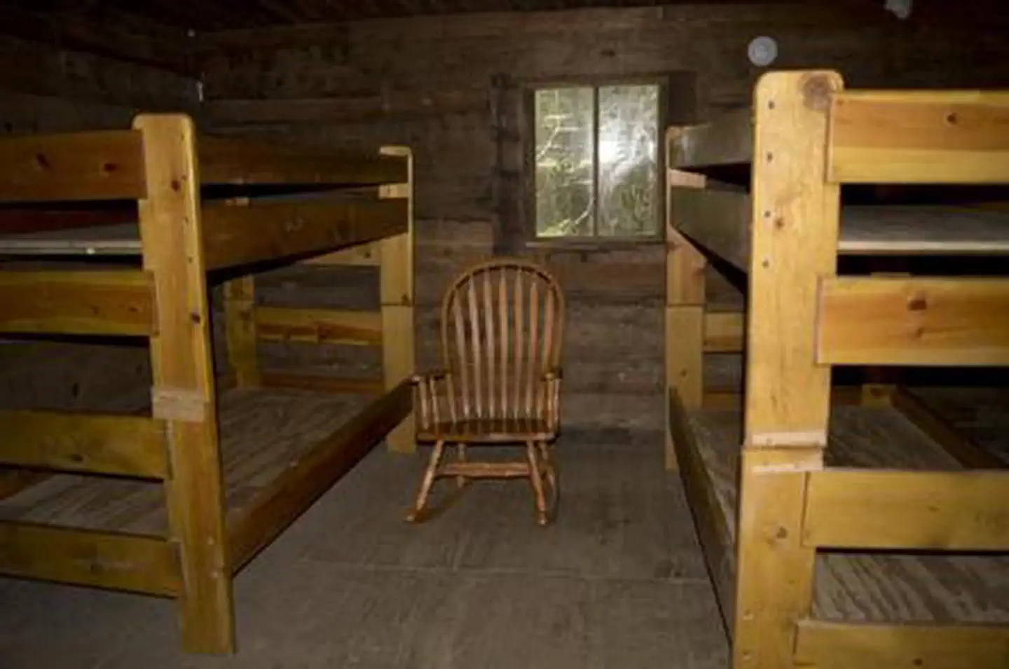 Donley Cabin — Bunkbeds inside cabin