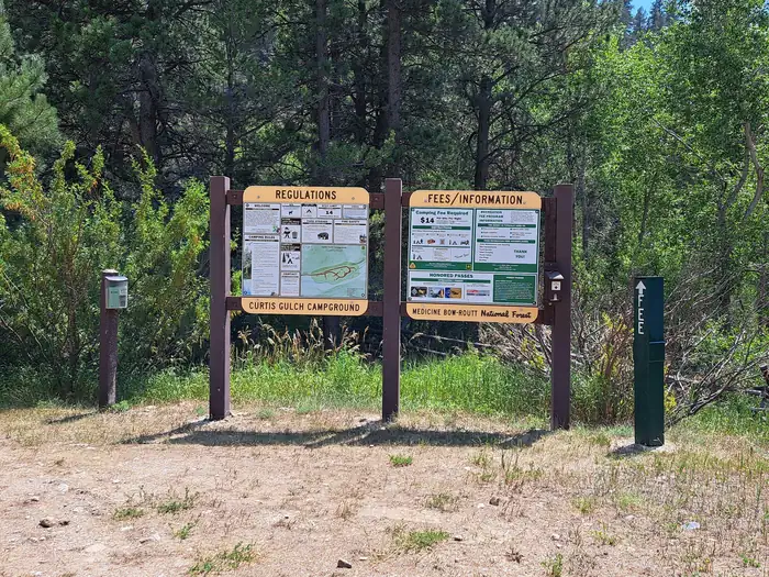 Curtis Gulch — Curtis Gulch Campground Information and Fee Station Douglas WY