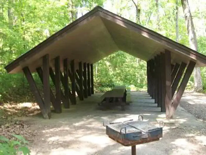 Quinn Springs Campground — Quinn Springs Pavilion Grills and Tables