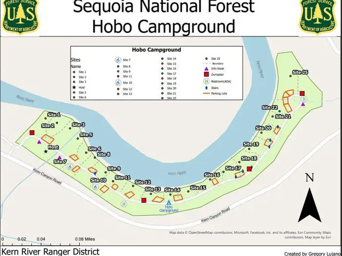 Hobo Campground — Hobo Campground Map