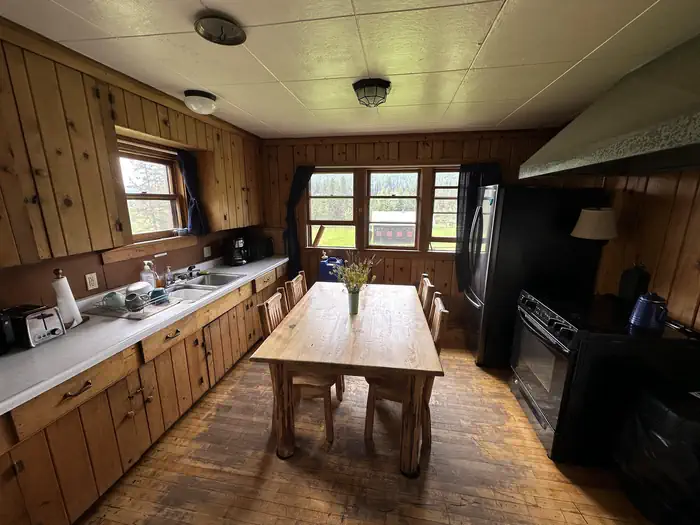 Star Meadows Guard Station — Historic forest service cabin kitchen area.