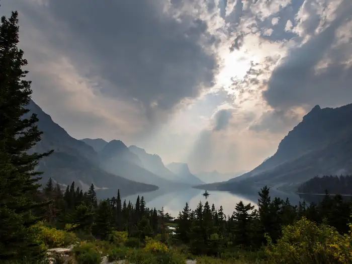 St. Mary Campground — Wild Goose Island, Glacier National Park
