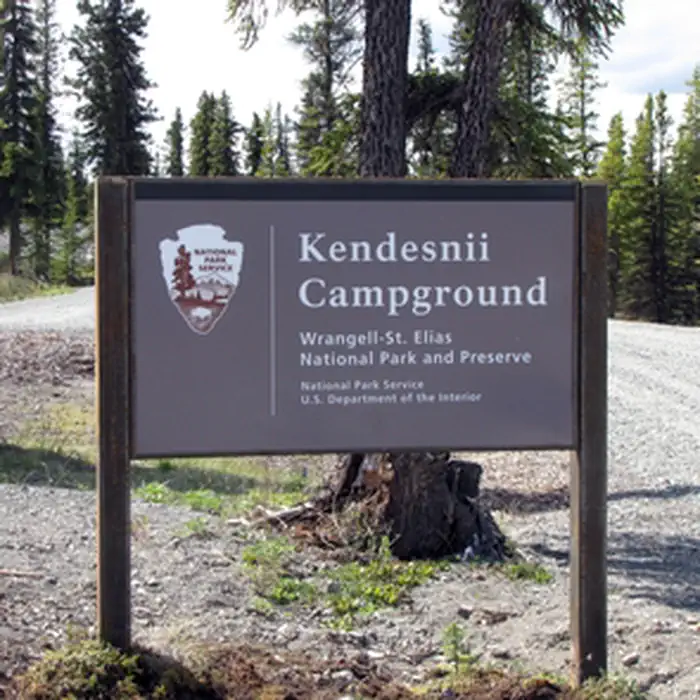 Kendesnii Campground — Kendesnii Campground Entrance