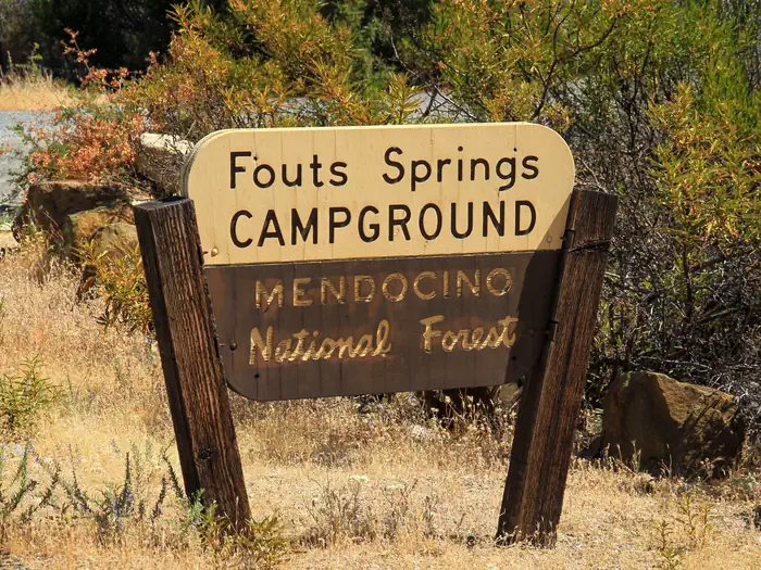 Fouts Campground — Fouts Springs Campground, Mendocino National Forest