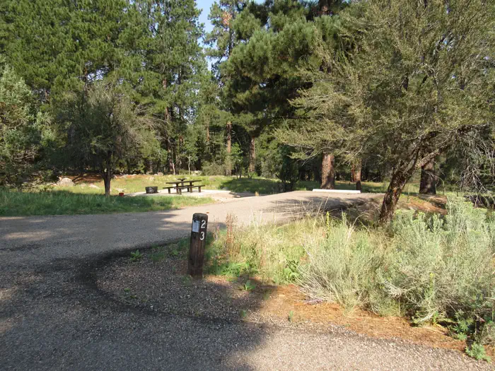 Pine Valley Recreation Area — Dean Gardner campsite #23