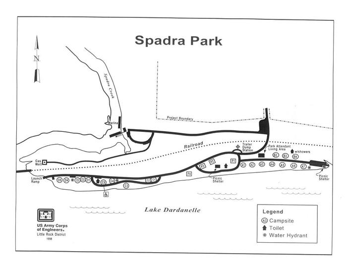 Spadra Park Campground — Park Map
