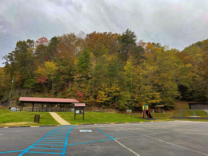 Dewey Lake Shelter — Dewey Lake Shelter #4, located at Picnic Hollow.