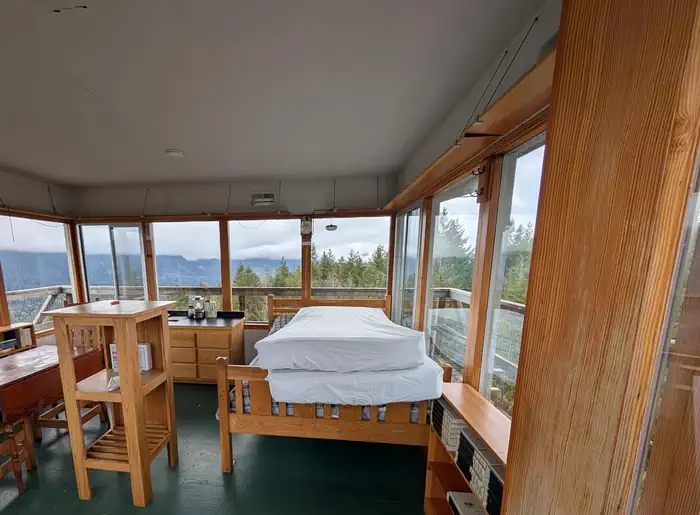Heybrook Lookout — Inside lookout