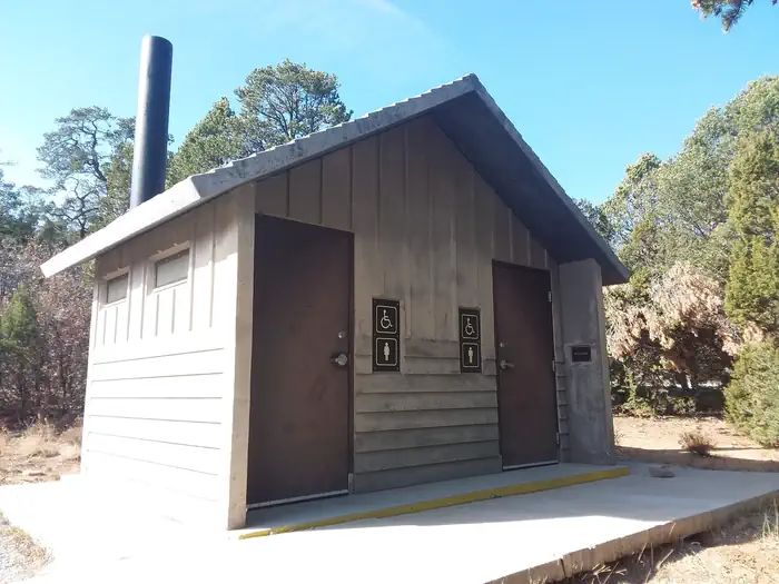 Cedro Peak Camping Sites - Robin and Jay — Cedro Peak Restrooms