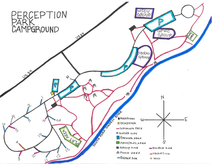 Perception Park — Campground Map