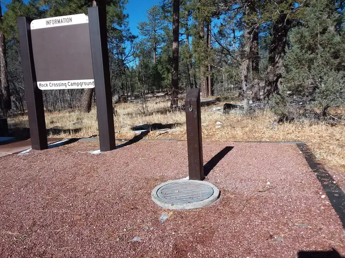 Rock Crossing Campground — Rock Crossing Campground: water sources available