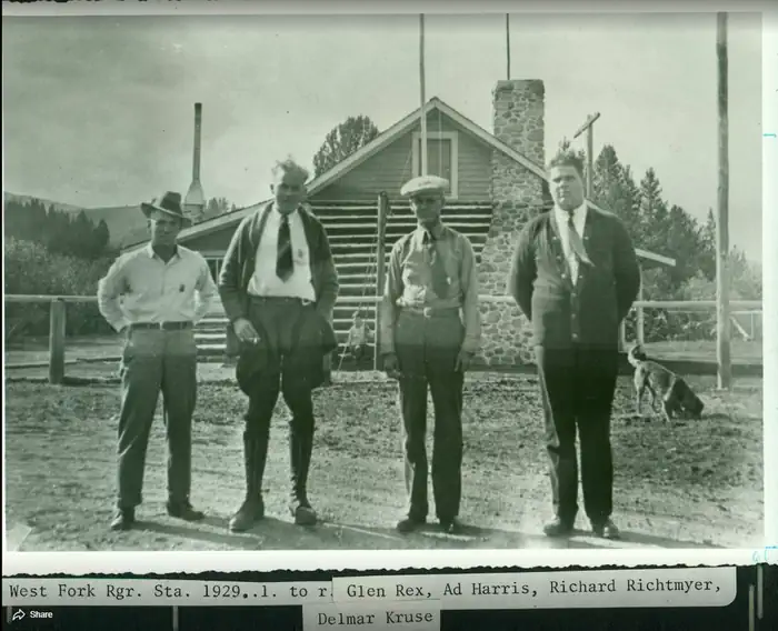West Fork Of Rock Creek Cabin — 1929