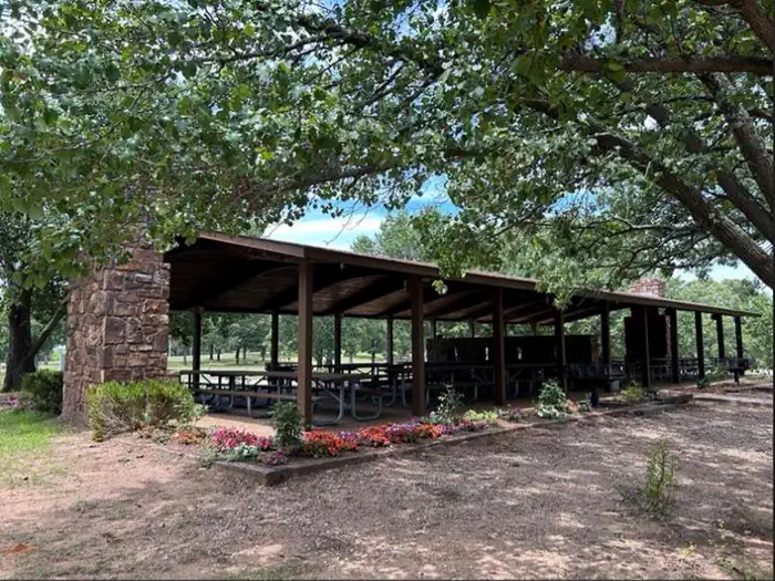 Heyburn Park — HEYBURN PARK group shelter and group camping area space.