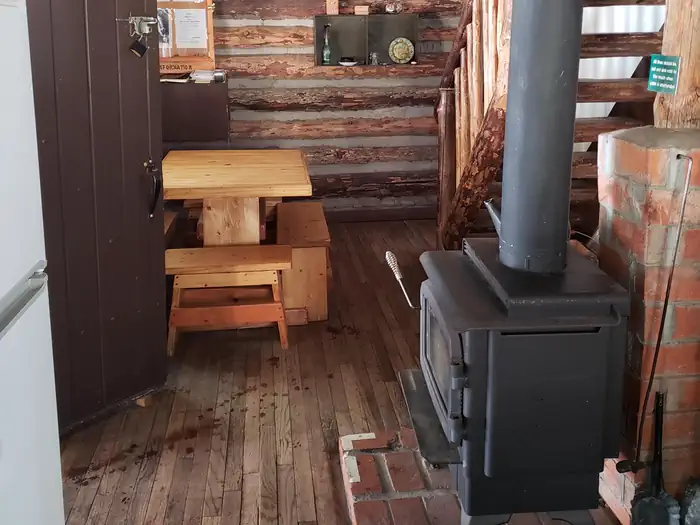 Fernow Cabin β FERNOW CABIN woodstove