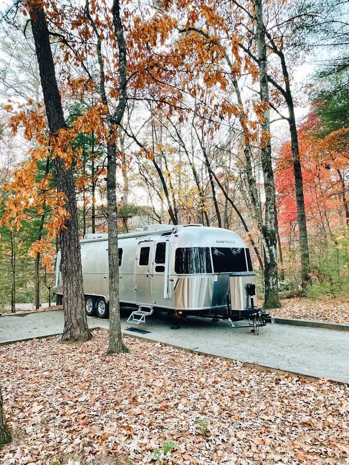 Lake Powhatan Campground — Full hook up site at Lake Powhatan