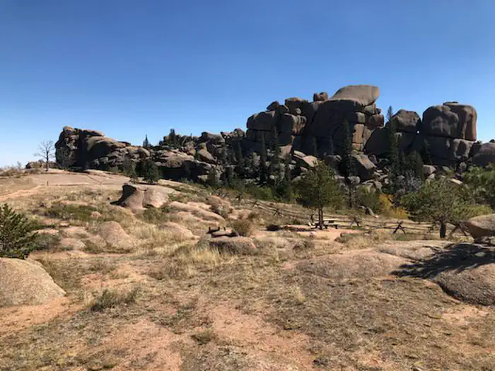 Vedauwoo Campground — Vedauwoo formation