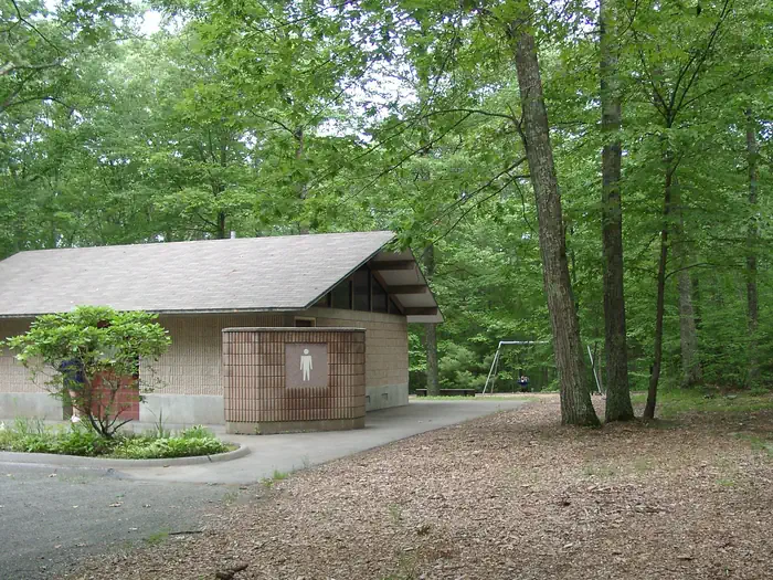 West Thompson Lake Campground — Restroom
