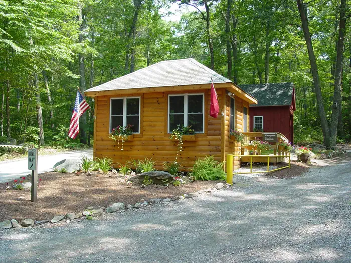 West Thompson Lake Campground — Registration building