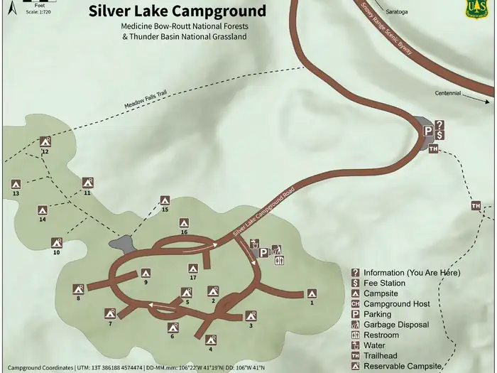 Silver Lake Campground (wy) — SilverLakeMap