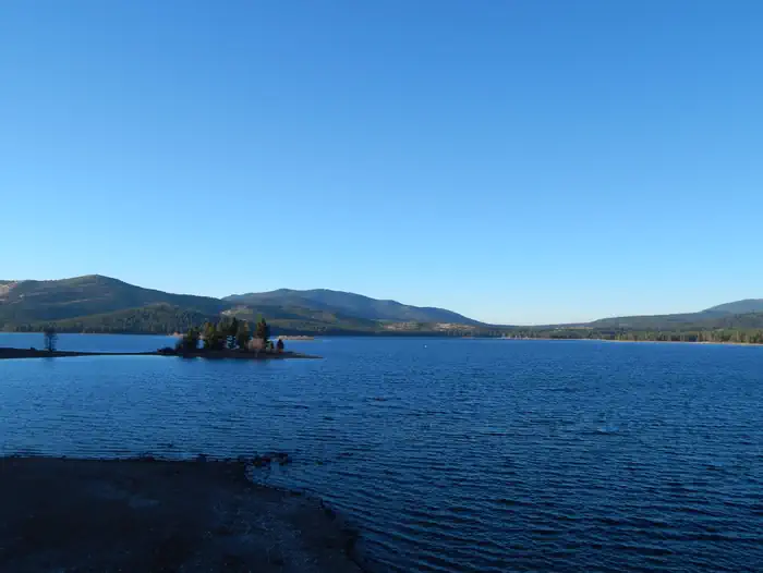 Emigrant Group Campground — View of Stampede Reservoir