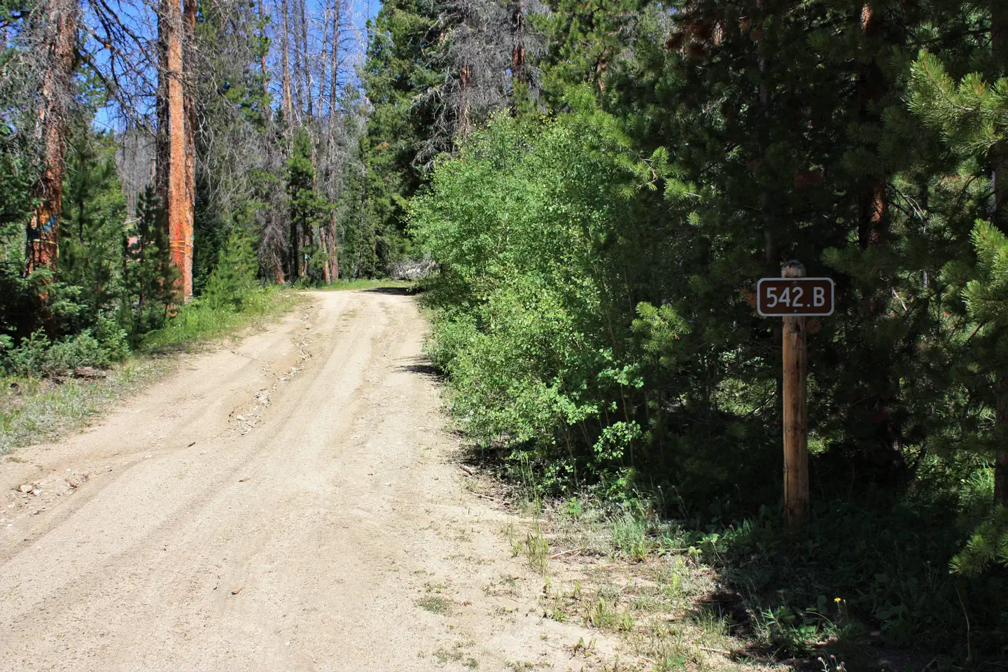 Keystone Ranger Station — Keystone Ranger Station road sign