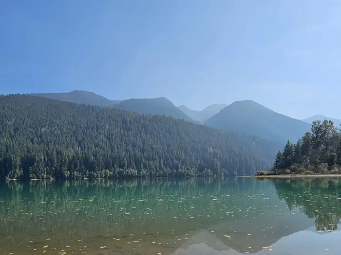 Bayview Campground (mt. Baker-snoqualmie National Forest, Wa) — View of Baker Lake