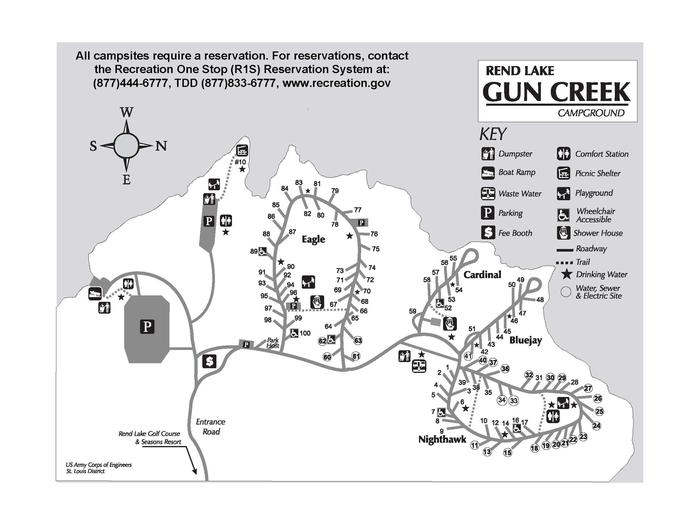 Gun Creek β Gun Creek Campground Map