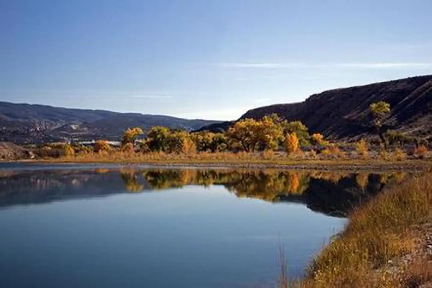 Split Mountain Campground — Green River looking down river.