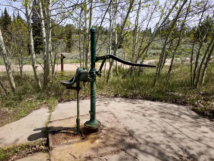 Tie City Campground — Tie City CG Water Handpump