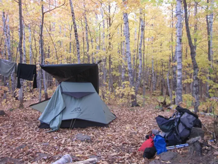 North Desor Campground — Campsite at North Lake Desor Campground in Fall