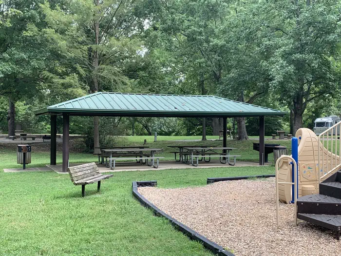 Cages Bend — Cages Bend Campground Picnic Shelter