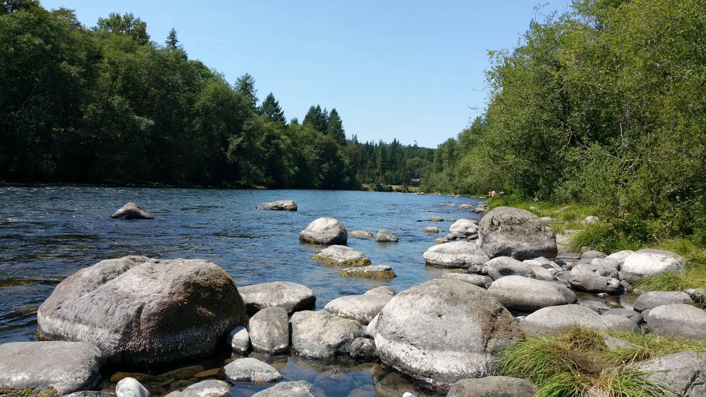 Fishermens Bend — North Santiam River at Fishermen's Bend