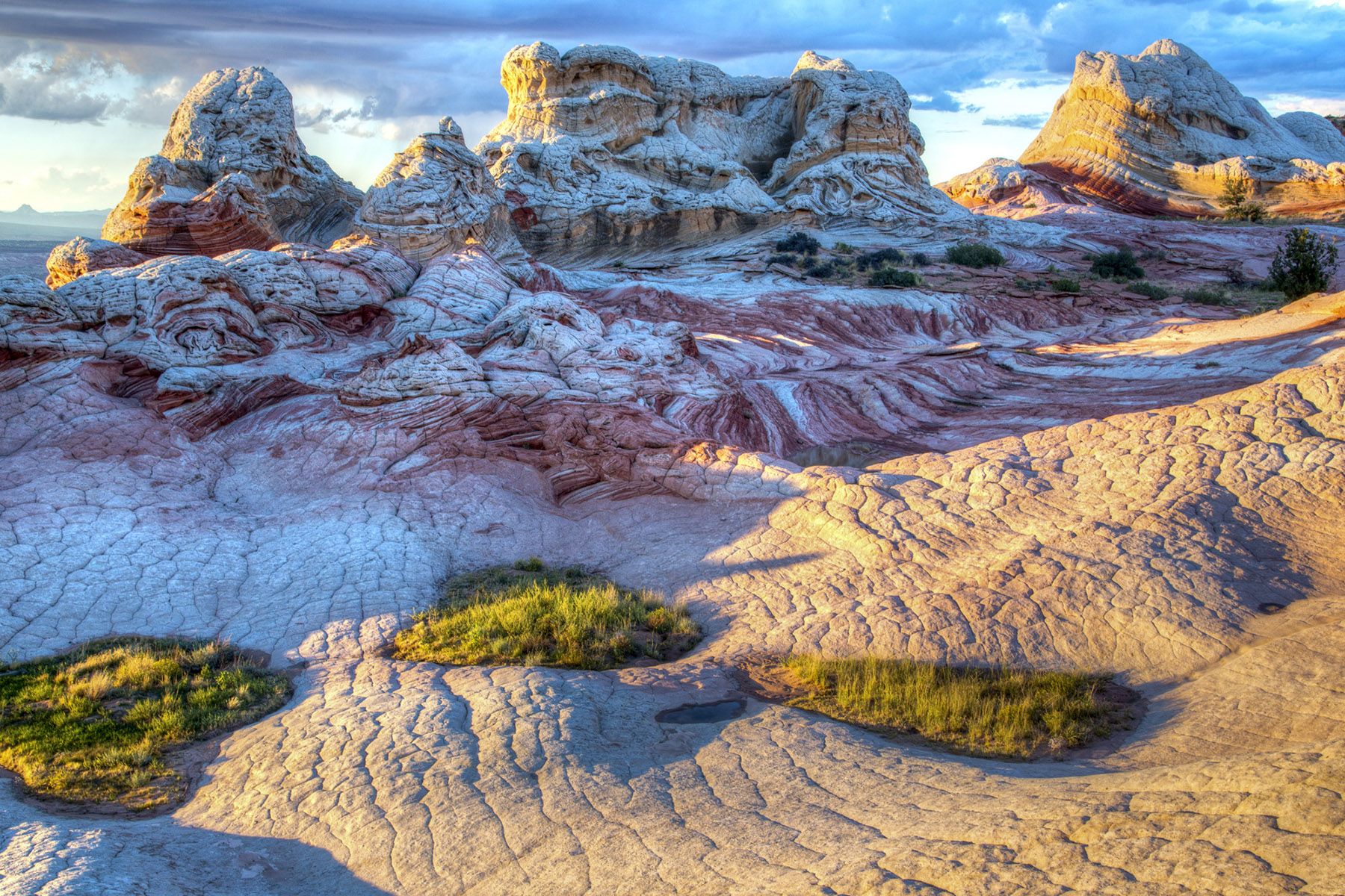 White Pocket Trailhead — White Pocket shadows