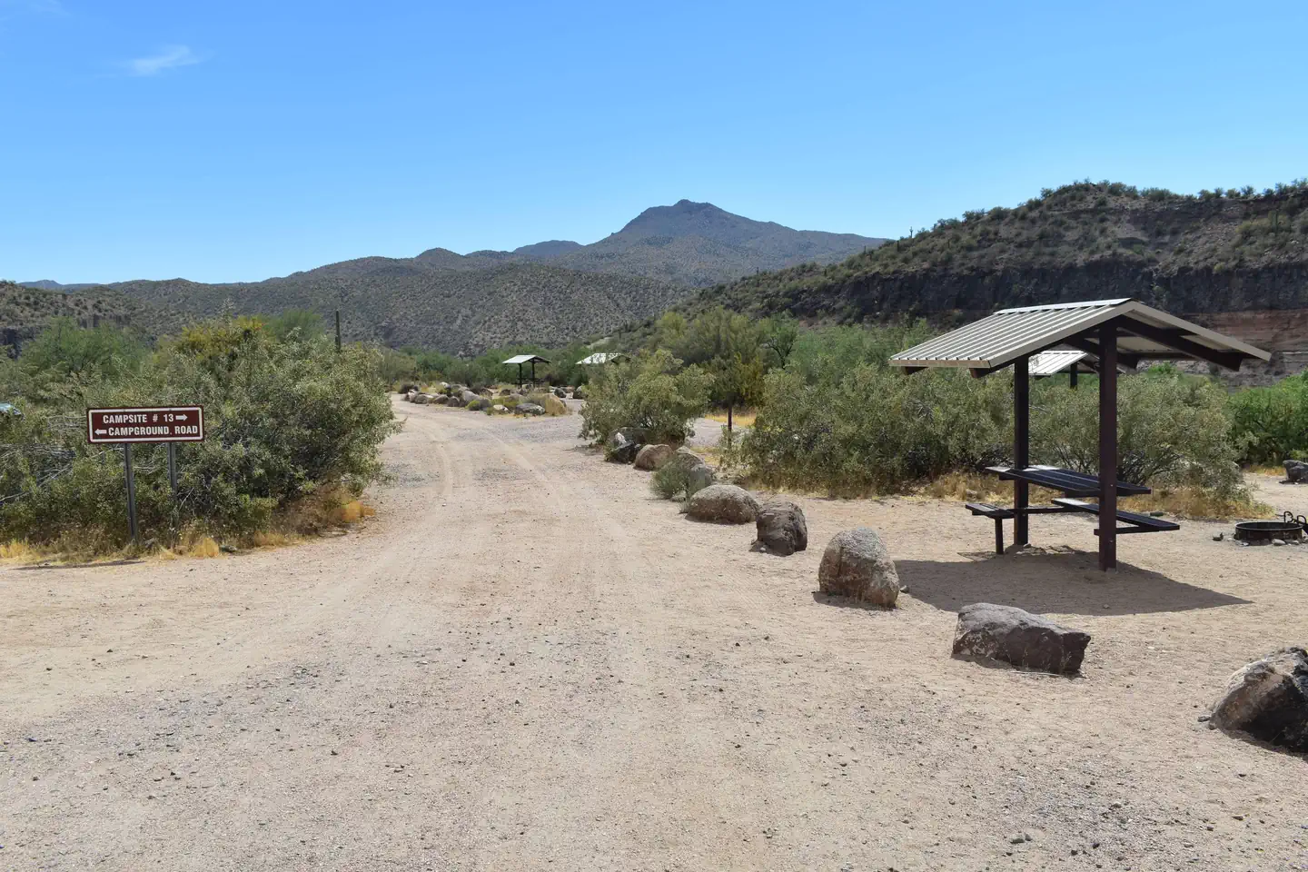 Burro Creek Campground — Site Number 13