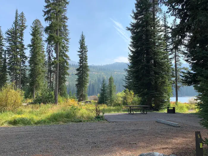 Upper Payette Lake Campground — Upper Payette Lake Campground Site 6