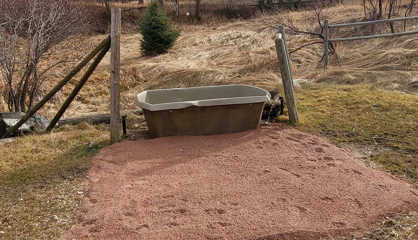 Willow Creek Horse Camp — Two horse trough are located at this facility