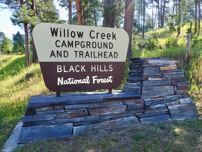 Willow Creek Horse Camp — Recreation Site Sign