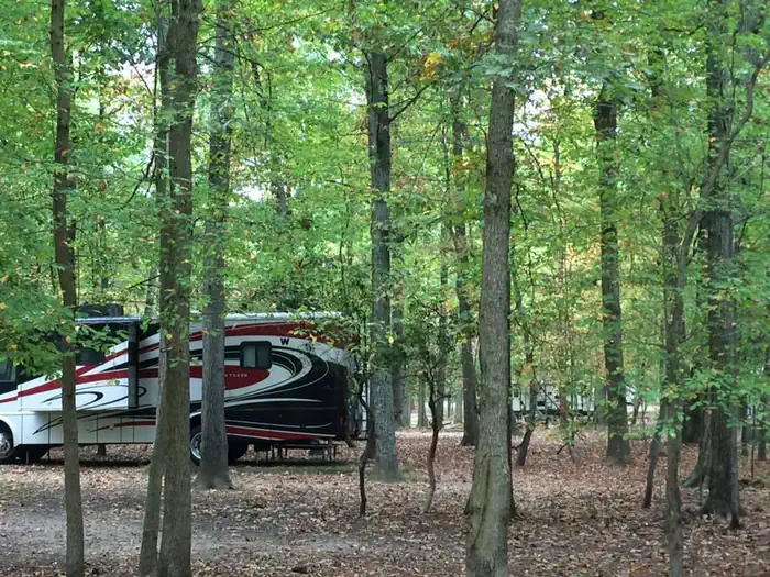 Greenbelt Park Campground — Recreational Vehicle in the D Loop in the Greenbelt Park campground